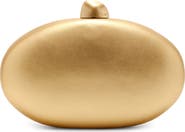 Cult Gaia Eviana Metallic Leather Clutch