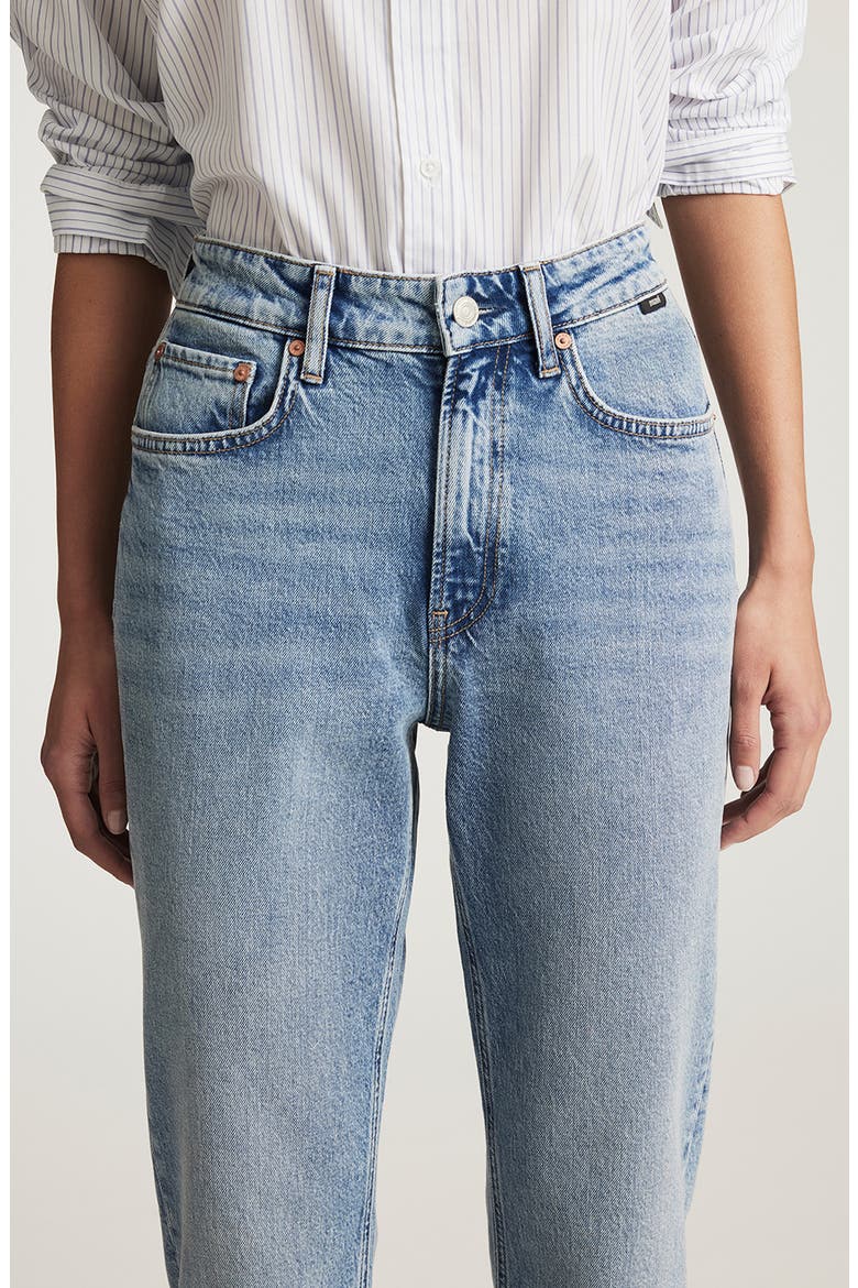 New York High Waist Ankle Straight Leg Jeans, Alternate, color, DARK VINTAGE CLASSIC