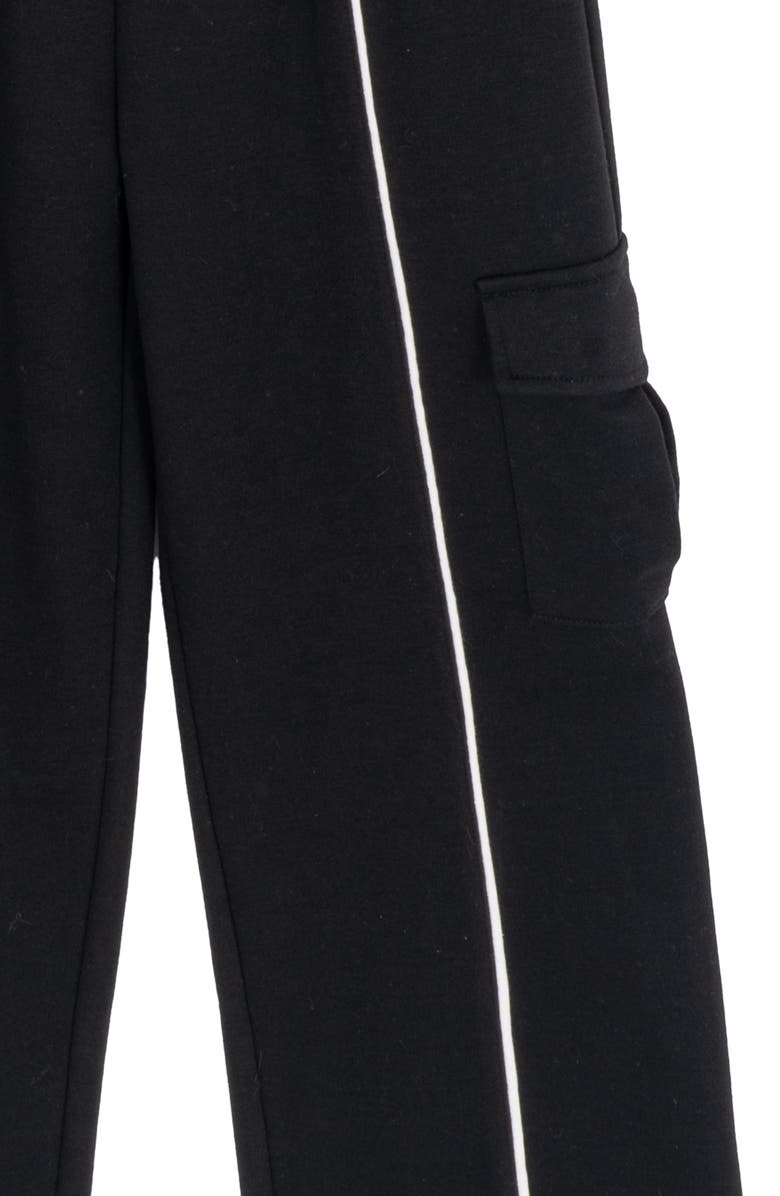 Tween Diva Kids' Varsity Bear Pullover & Cargo Pants Set, Alternate, color, Ivory