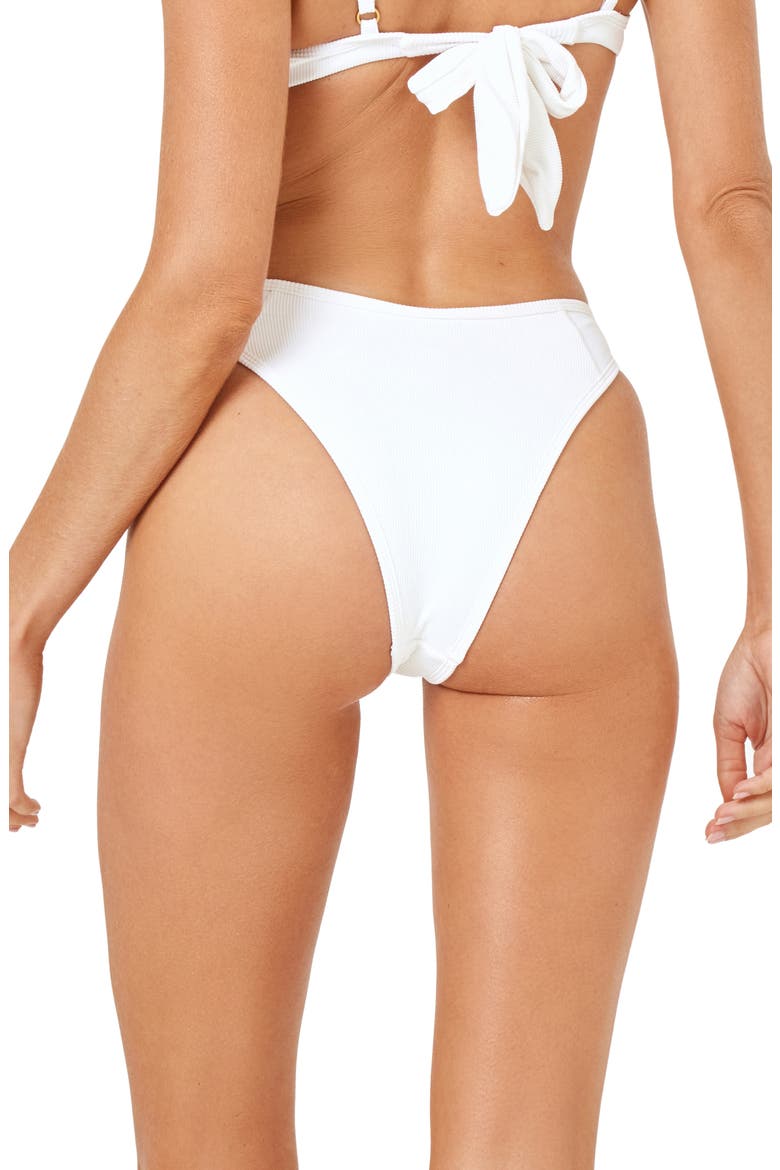 Dominic Bitsy Bikini Bottoms, Alternate, color, WHITE