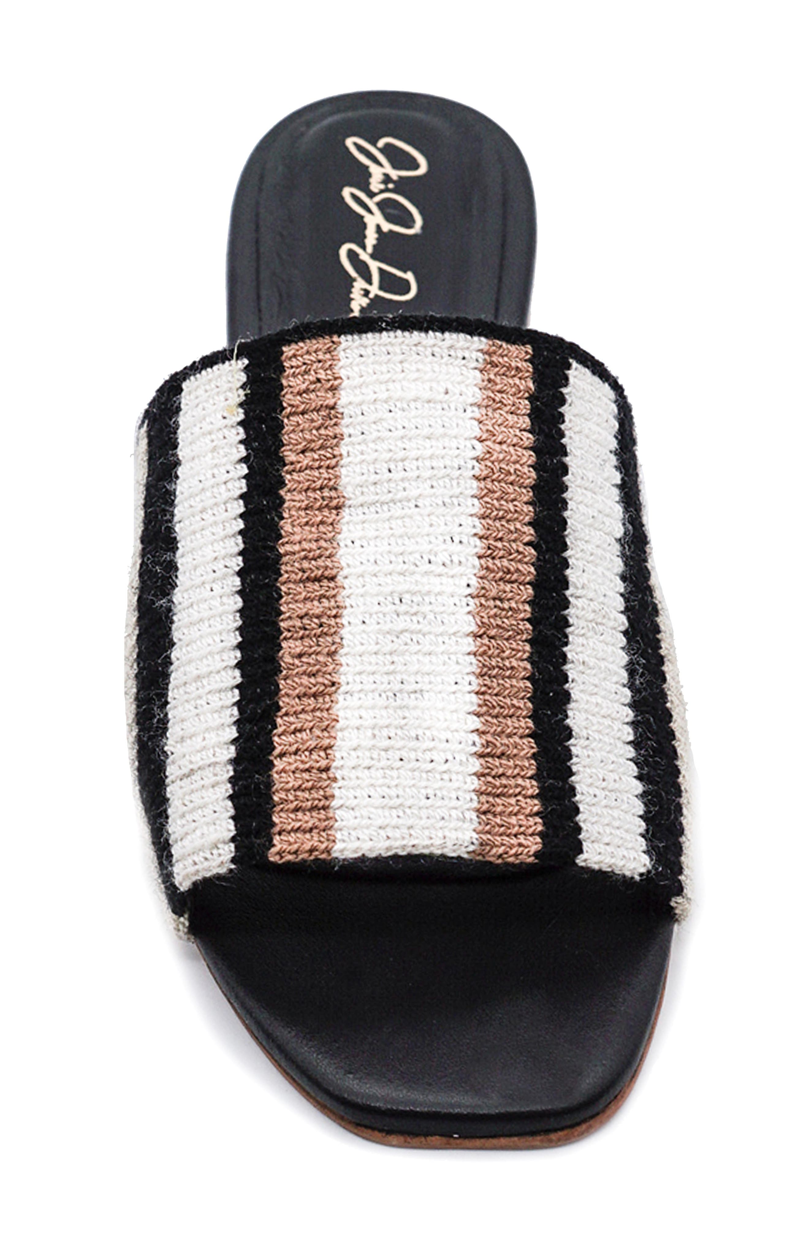 x Jessie James Decker Bronte Slide Sandal, Alternate, color, BLACK