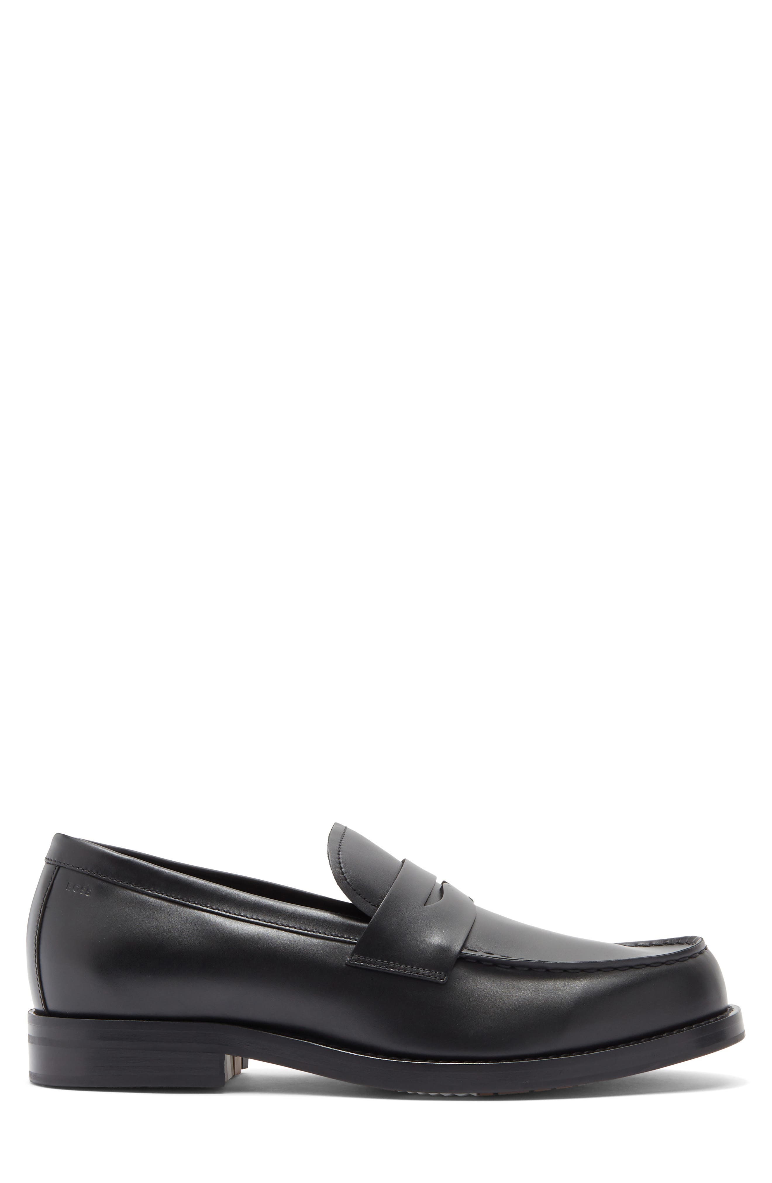 BOSS Letic Penny Loafer, Alternate, color, Black