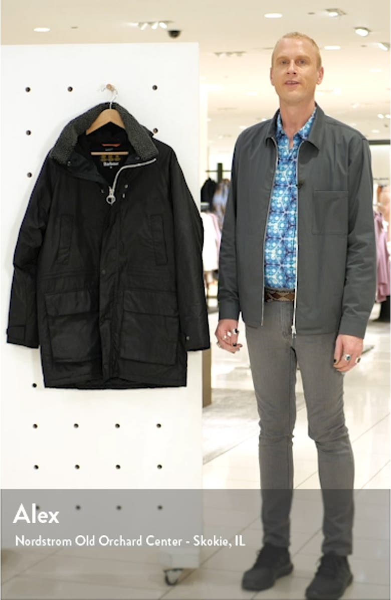 Fenton Hooded Waxed Cotton Jacket, sales video thumbnail