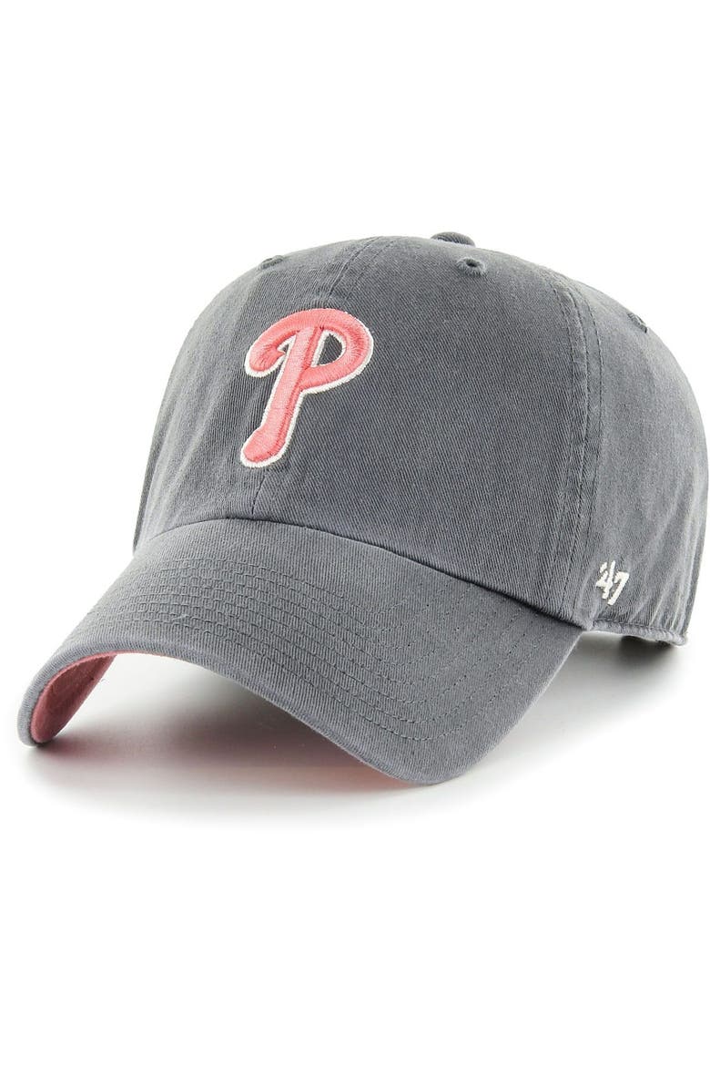 Clean Pastel Color '47 Men's '47 Charcoal Philadelphia Phillies Pastel Pop Clean Up ...