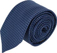 Trafalgar Baldwin Metallic Dash Silk Business Necktie
