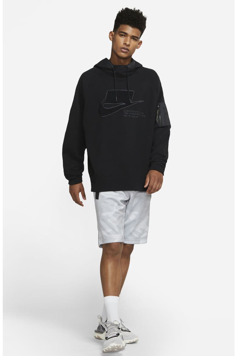 Sportswear Utility Hoodie, Alternate, color, BLACK
