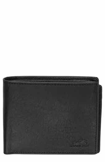 Mancini Buffalo RFID Center Wing Wallet with Coin Pocket