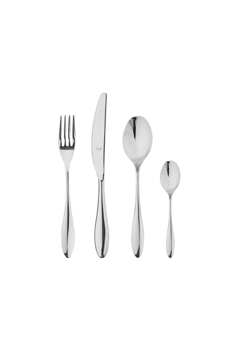 Mepra Carinzia Flatware Set - 24 Pieces, Main, color, Silver