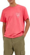 Lee Heart Logo Embroidered Graphic T-Shirt
