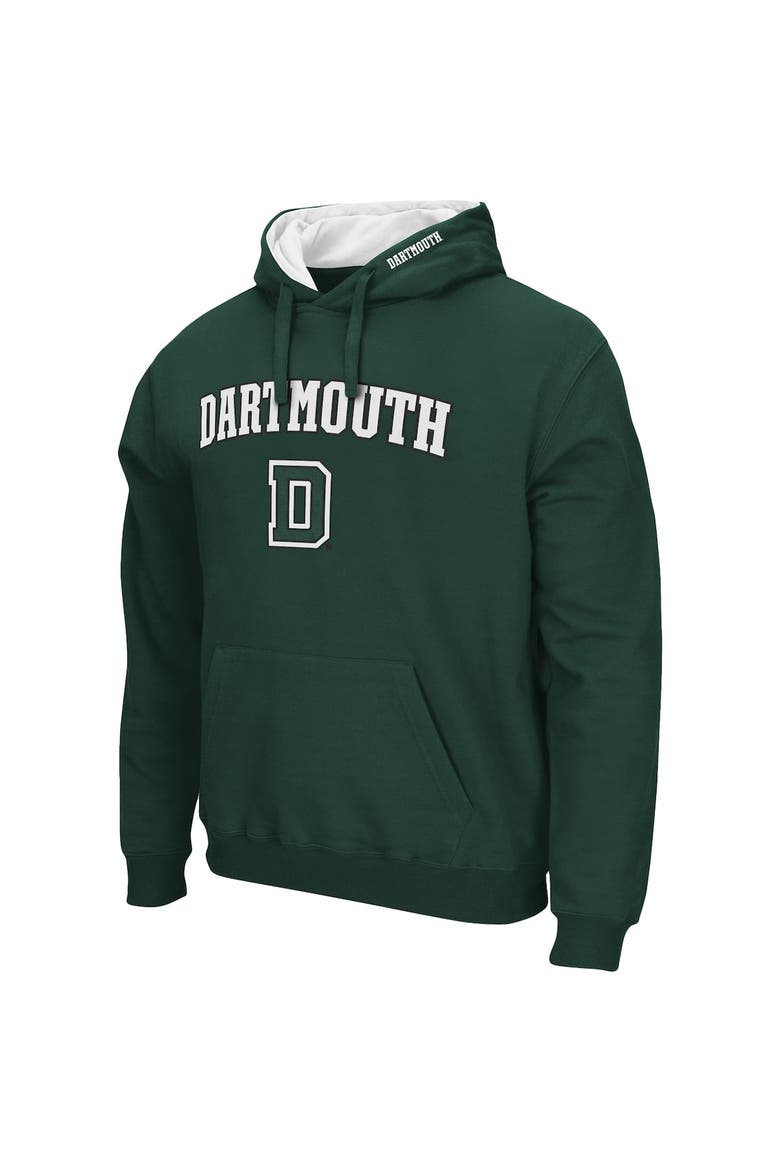 Men's Colosseum Green Dartmouth Big Green Arch and Logo Pullover Hoodie, Alternate, color, Green
