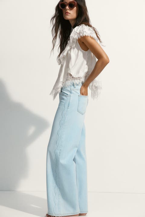 Wide High Waist Jeans