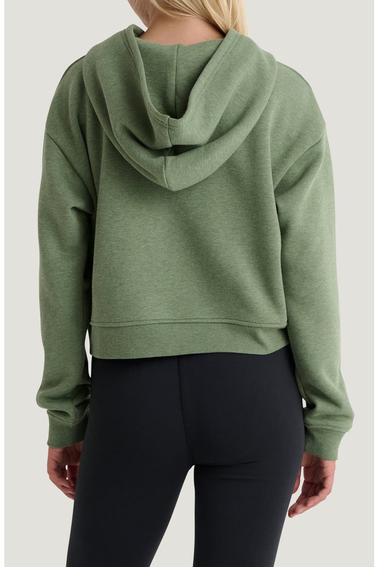 Full Zip Hoodie, Alternate, color, HEATHER OLIVINE