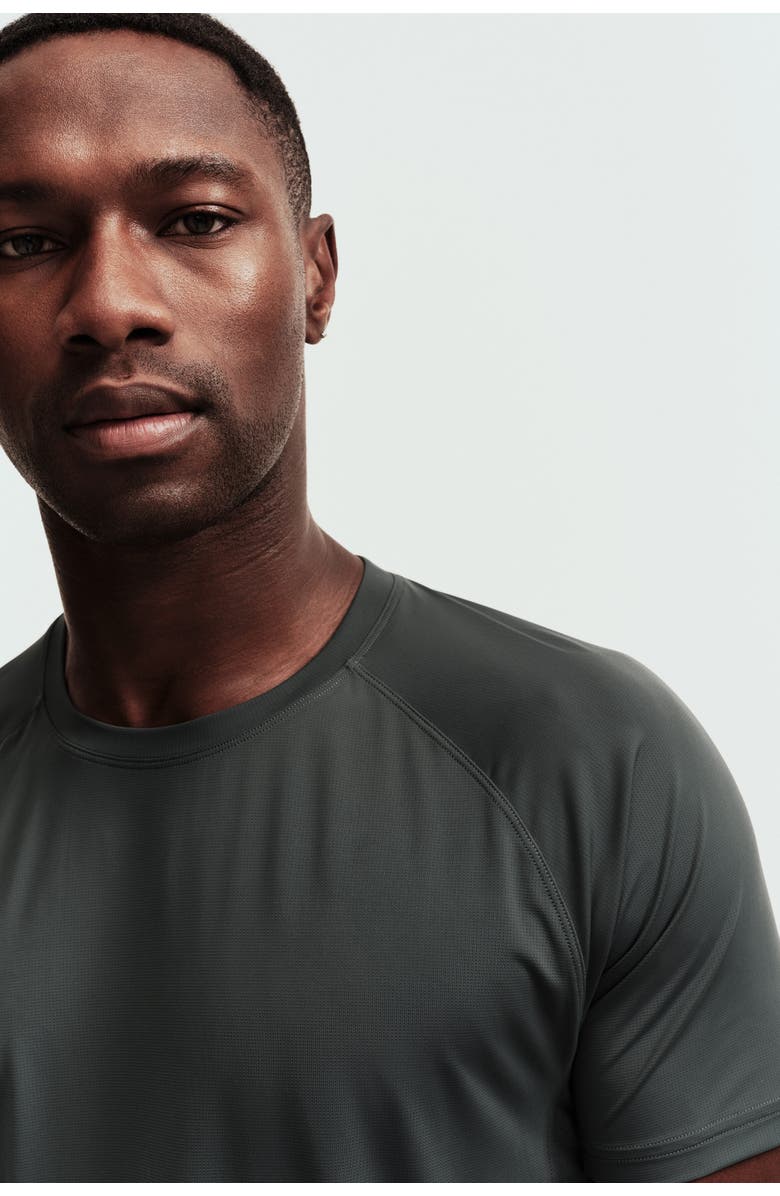 H&M Muscle Fit Sports T-shirt With Coolmove, Alternate, color, Pine Green