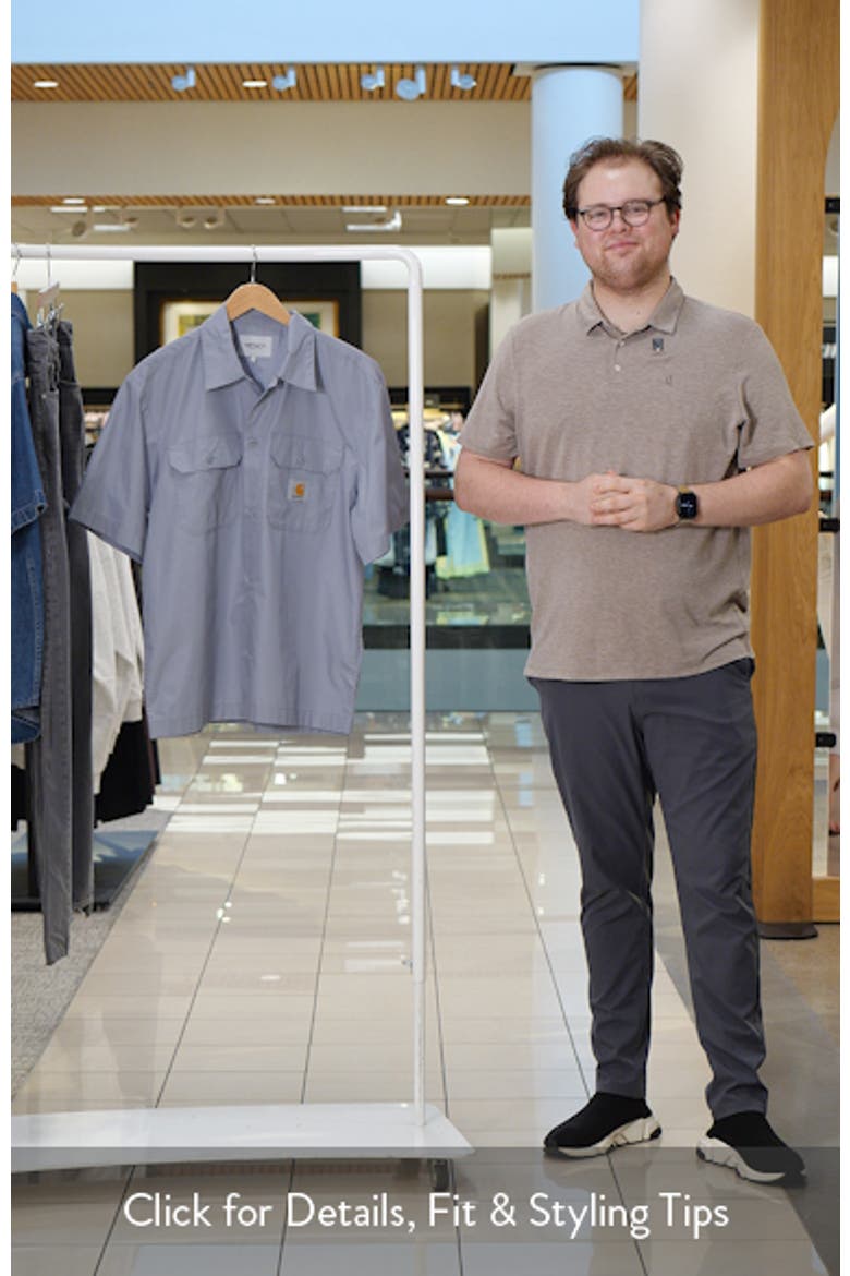 Craft Short Sleeve Poplin Button-Up Work Shirt video