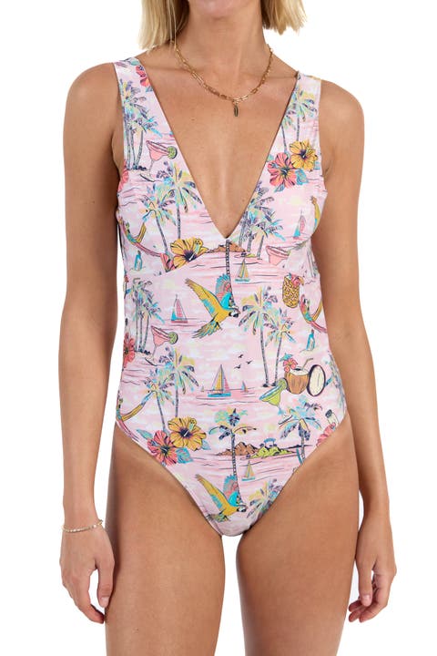 The Margaritaville Wastin' Away Again Sculpt One Piece