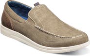 NUNN BUSH Brewski Organic Cotton Slip-On Sneaker- Wide Width Available