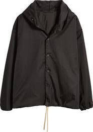 Fear of God Essentials Gender Inclusive Embroidered Logo Textured Nylon Coach's Jacket