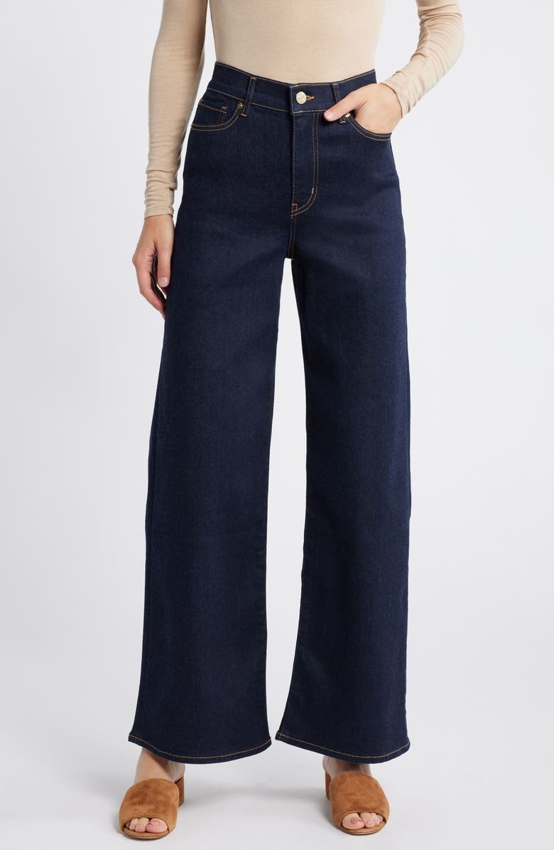 FRAME Le Slim Palazzo Ankle Jeans, Main, color, 