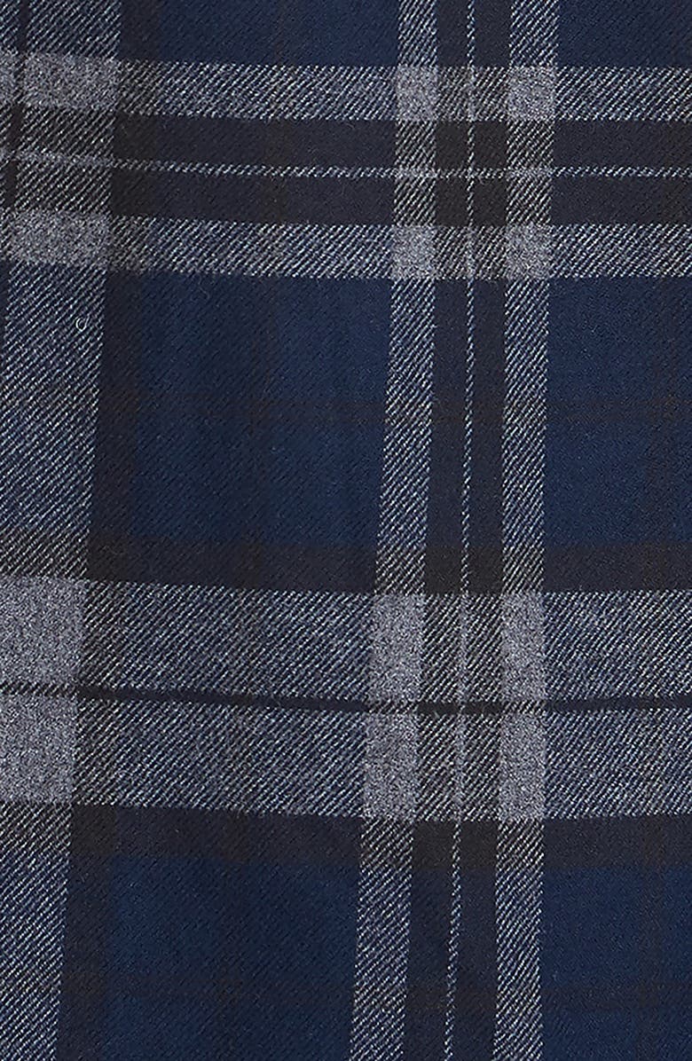 Barbour Highland Check 19 Plaid Button-Down Flannel Shirt, Alternate, color, 
