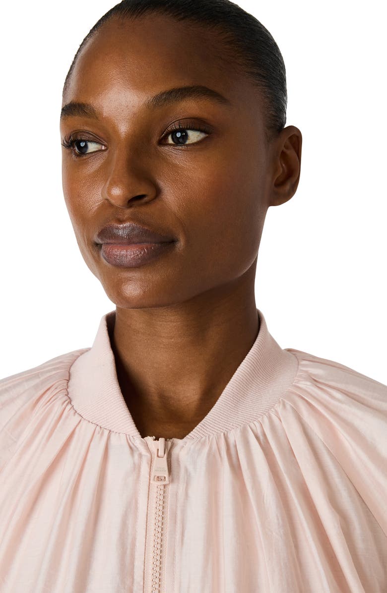 Steve Madden Bessie Woven Bomber Jacket, Alternate, color, Shell