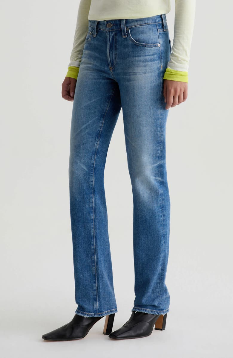 AG Sandra Low Rise Slim Straight Leg Jeans, Alternate, color, 15 Years Regal
