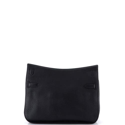 Pre-owned Hermes Hermes Jypsiere Bag Clemence 28 In Black