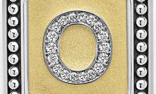 Lagos Signature Caviar Initial Enhancer In Two-tone O