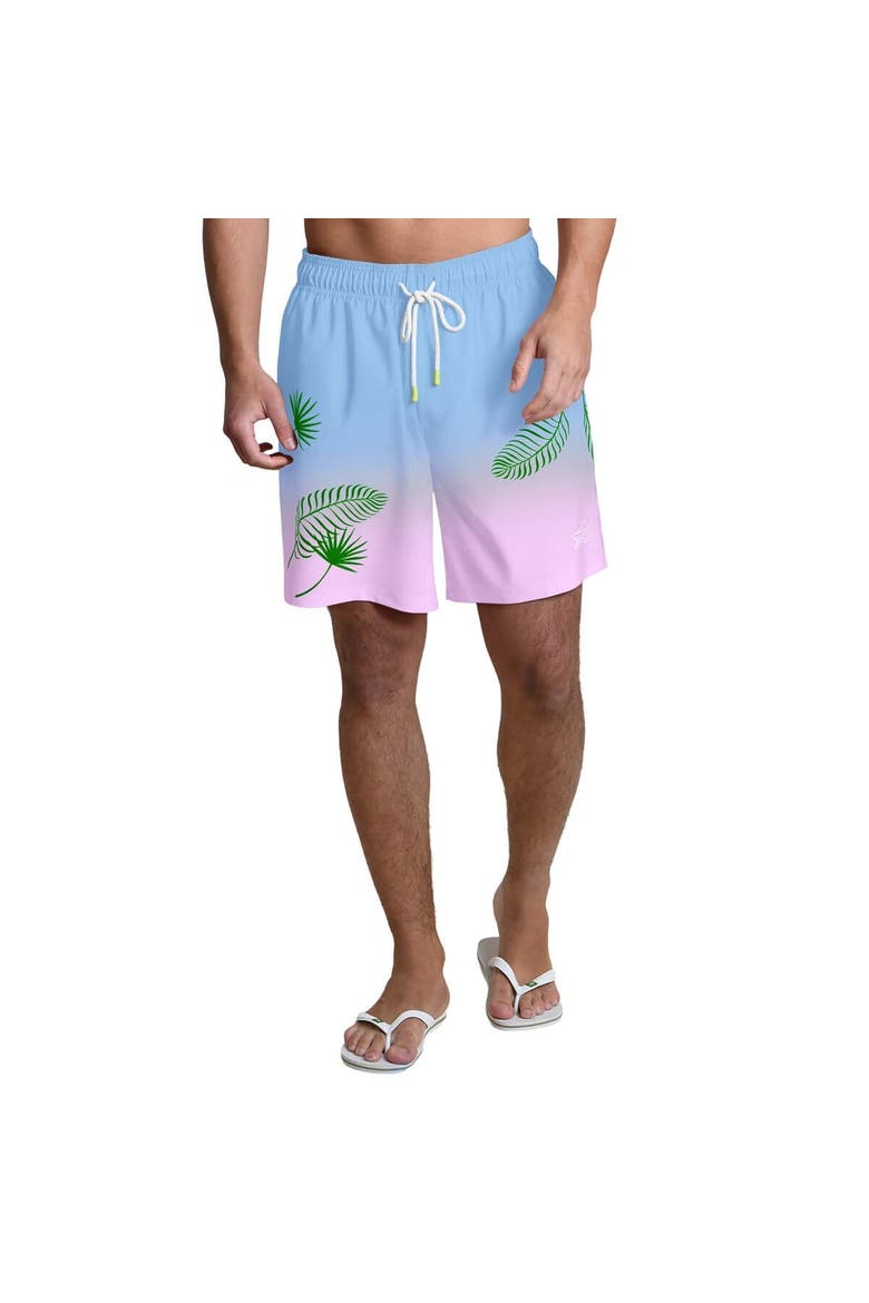 Men's Margaritaville Light Blue Buffalo Bills Sunset On The Beach Swim Shorts, Main, color, Light Blue