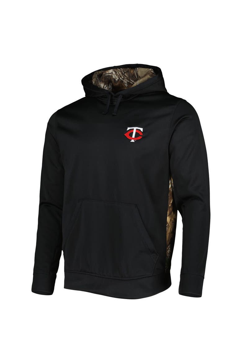 Men's Dunbrooke Black/Camo Minnesota Twins Ranger Pullover Hoodie, Alternate, color, Black