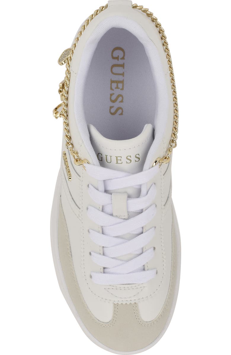 GUESS Naoko Sneaker, Alternate, color, White