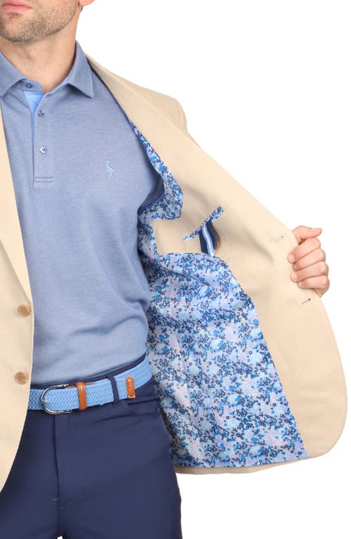 Tailorbyrd Linen-blend Sport Coat In Khaki