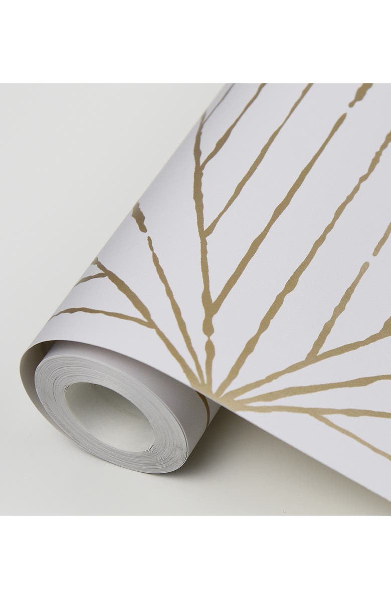 Wallpops Gold Aurum Peel & Stick Wallpaper, Alternate, color, Neutral