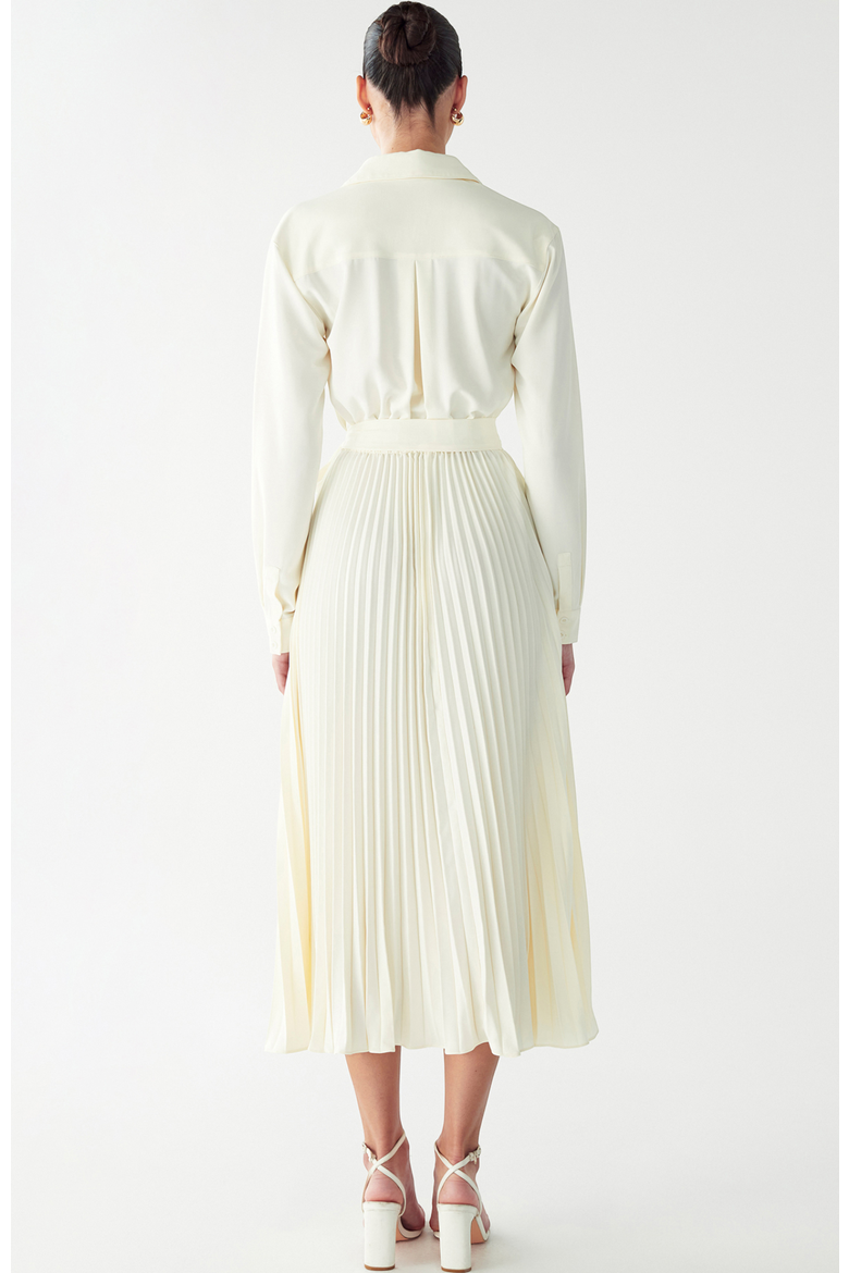 Mckenzi Midi Dress, Alternate, color, Cream