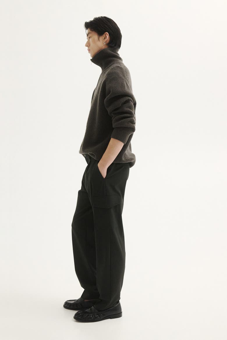 Four-way Stretch Regular-fit Cargo Pants, Main, color, Dark green