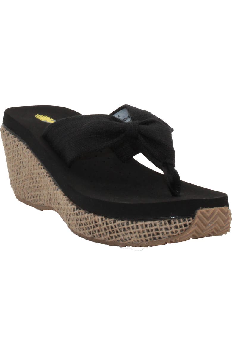 Volatile Tulane Platform Wedge Flip Flop, Main, color,