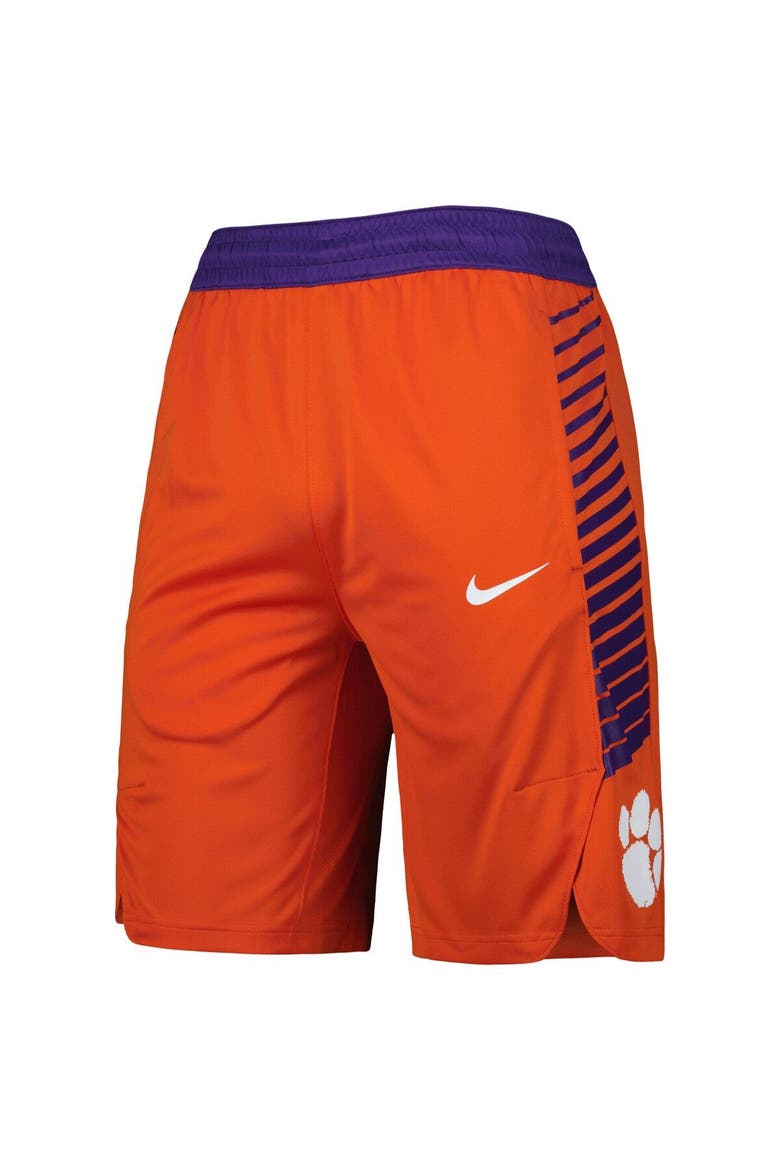 Men's Nike Orange Clemson Tigers Replica Team Basketball Shorts, Alternate, color, Orange