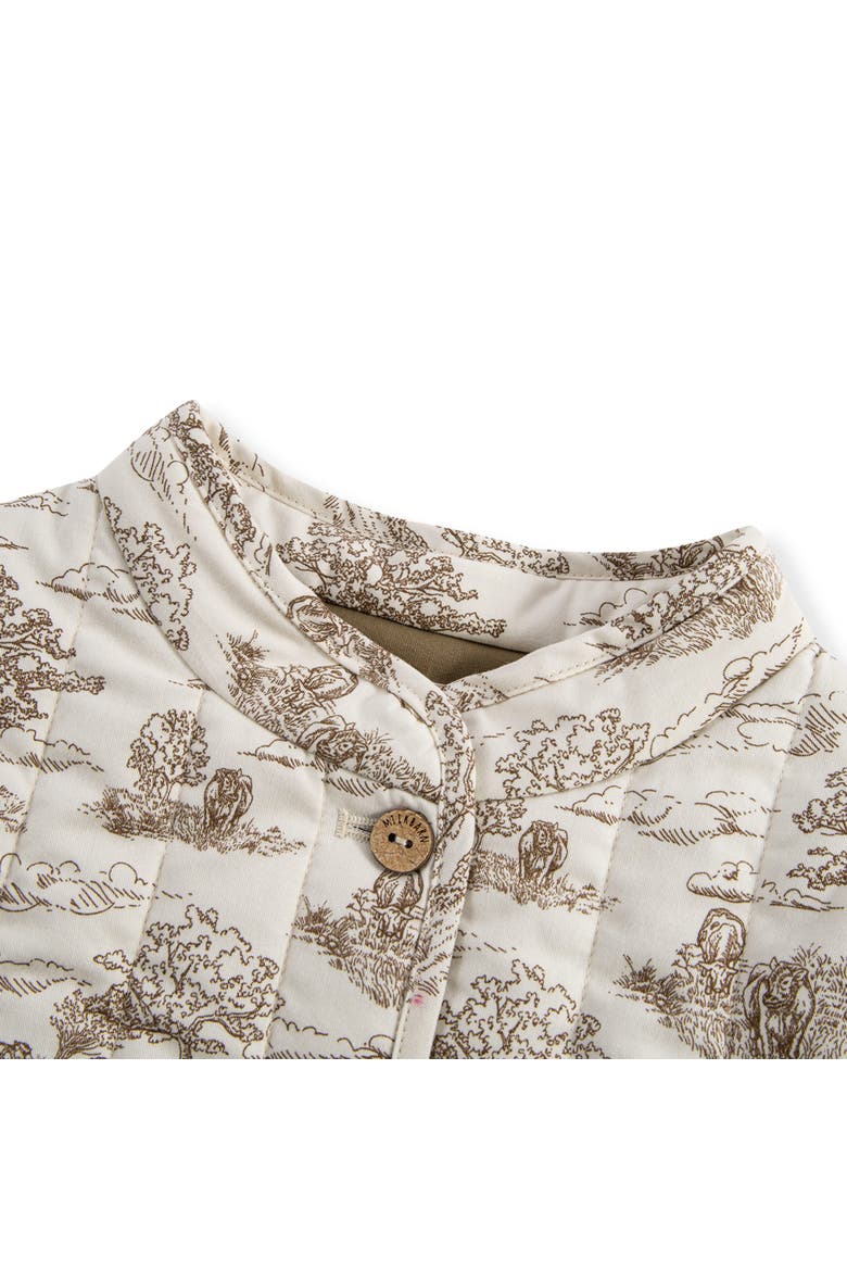 Quilted Coat, Alternate, color, Country Toile