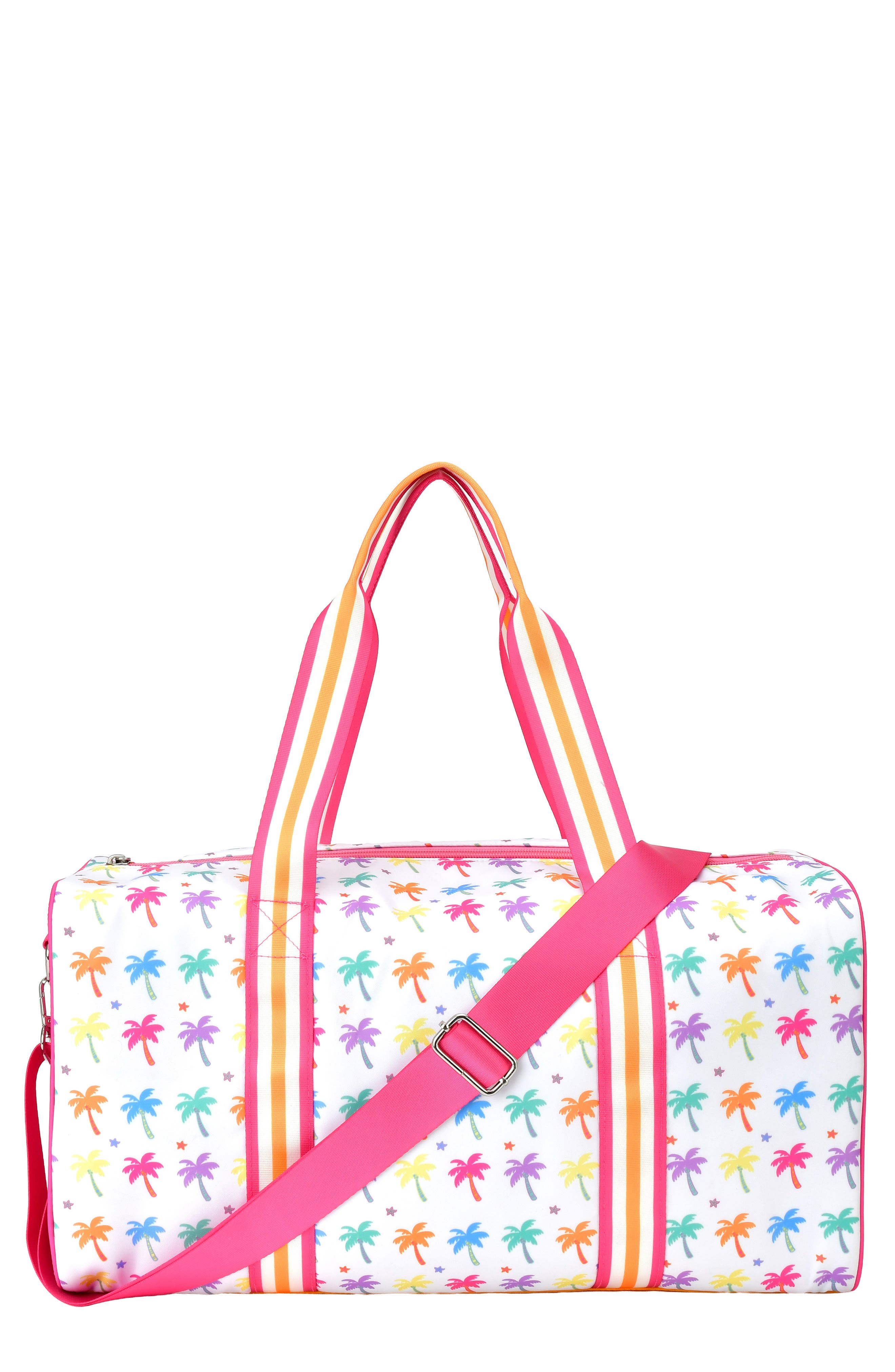 Iscream Kids' Palm Paradise Duffel Bag, Main, color, Pink Multi