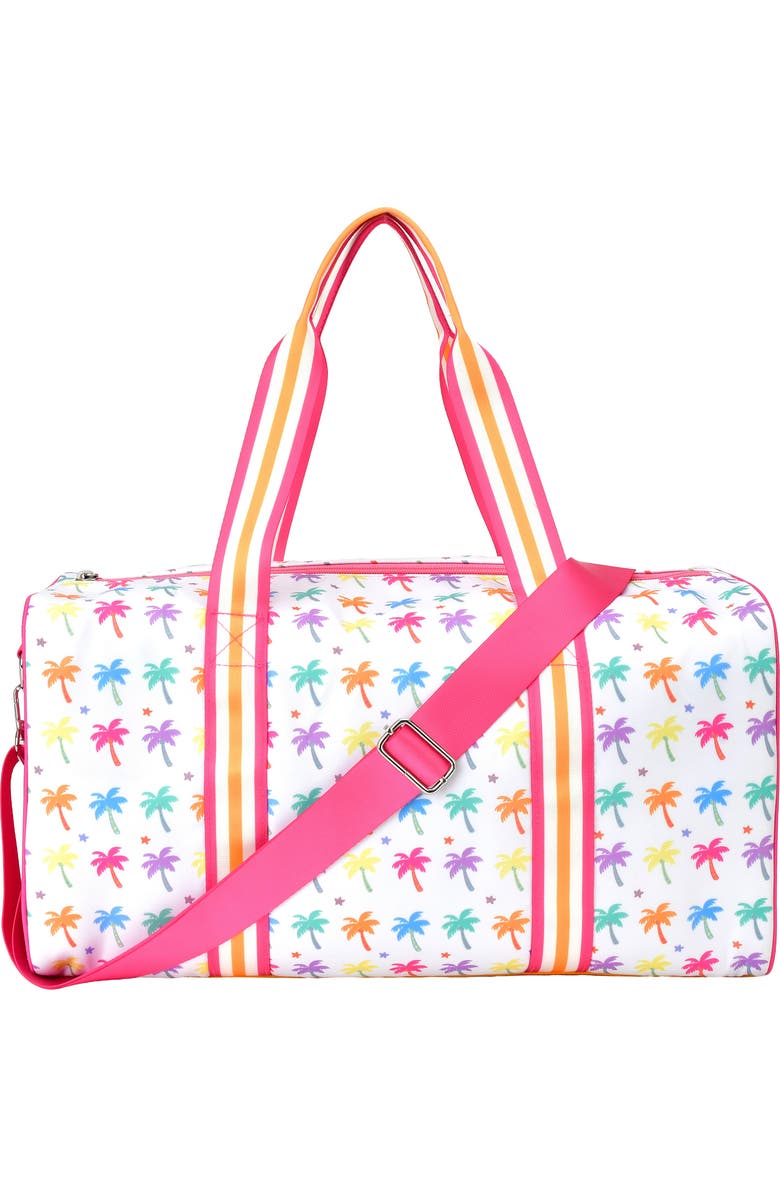 Iscream Kids' Palm Paradise Duffel Bag, Main, color, Pink Multi