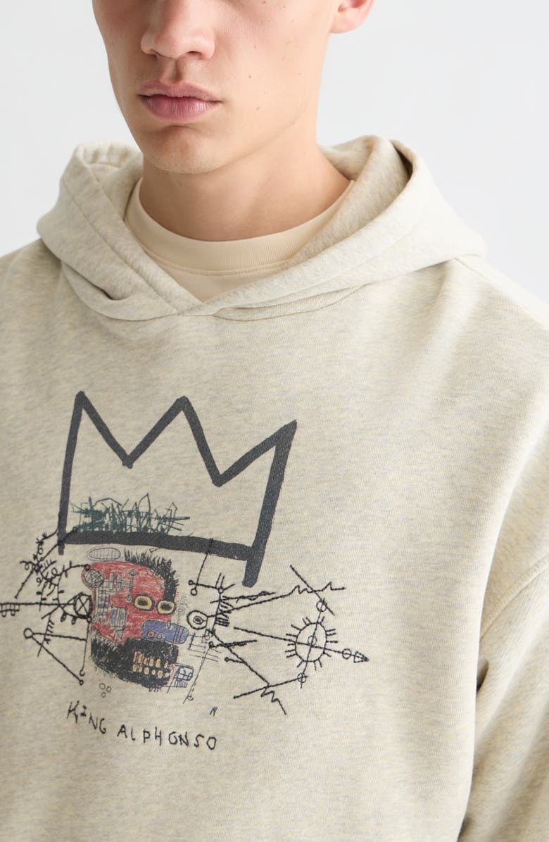 Scotch 
Soda Basquiat Artwork Graphic Hoodie, Alternate, color, Oatmeal