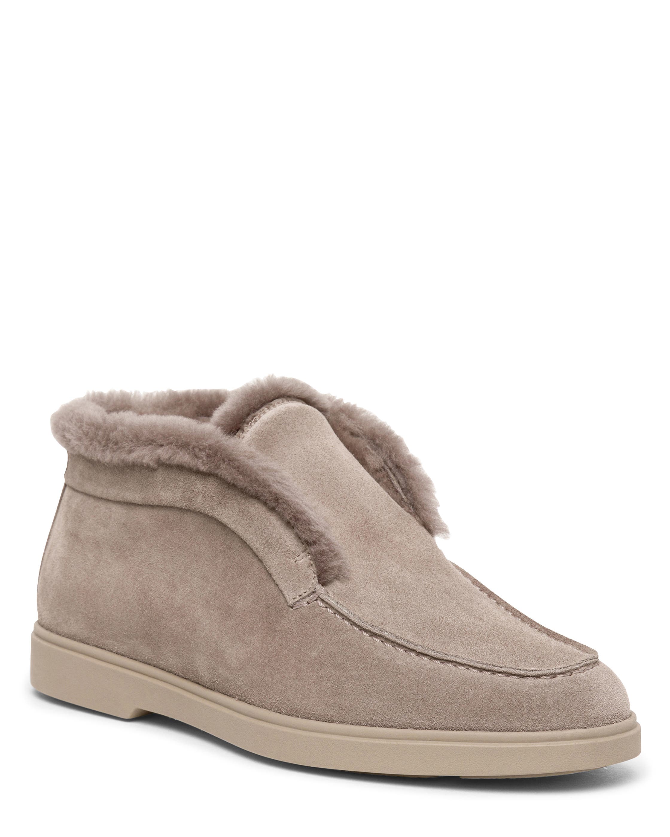 Santoni Suede Desert Boots, Alternate, color, Brown