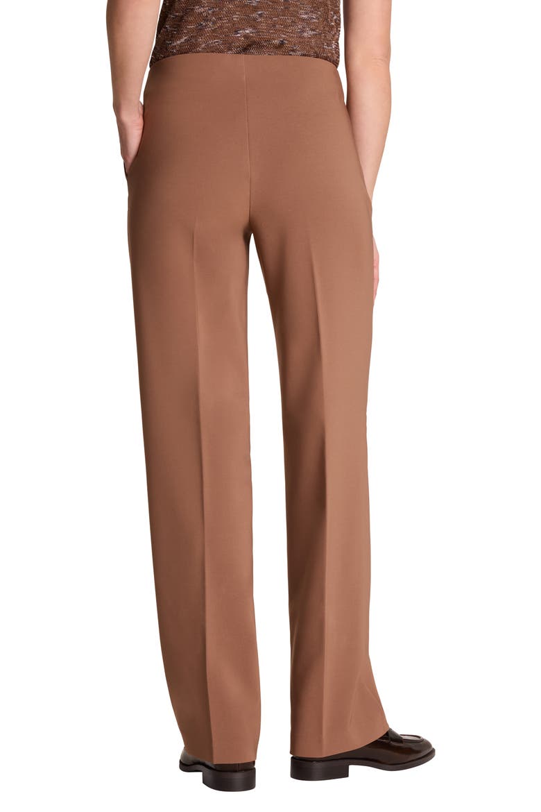 Lenox Wide Leg Stretch Twill Pants, Alternate, color, TIGERNUT