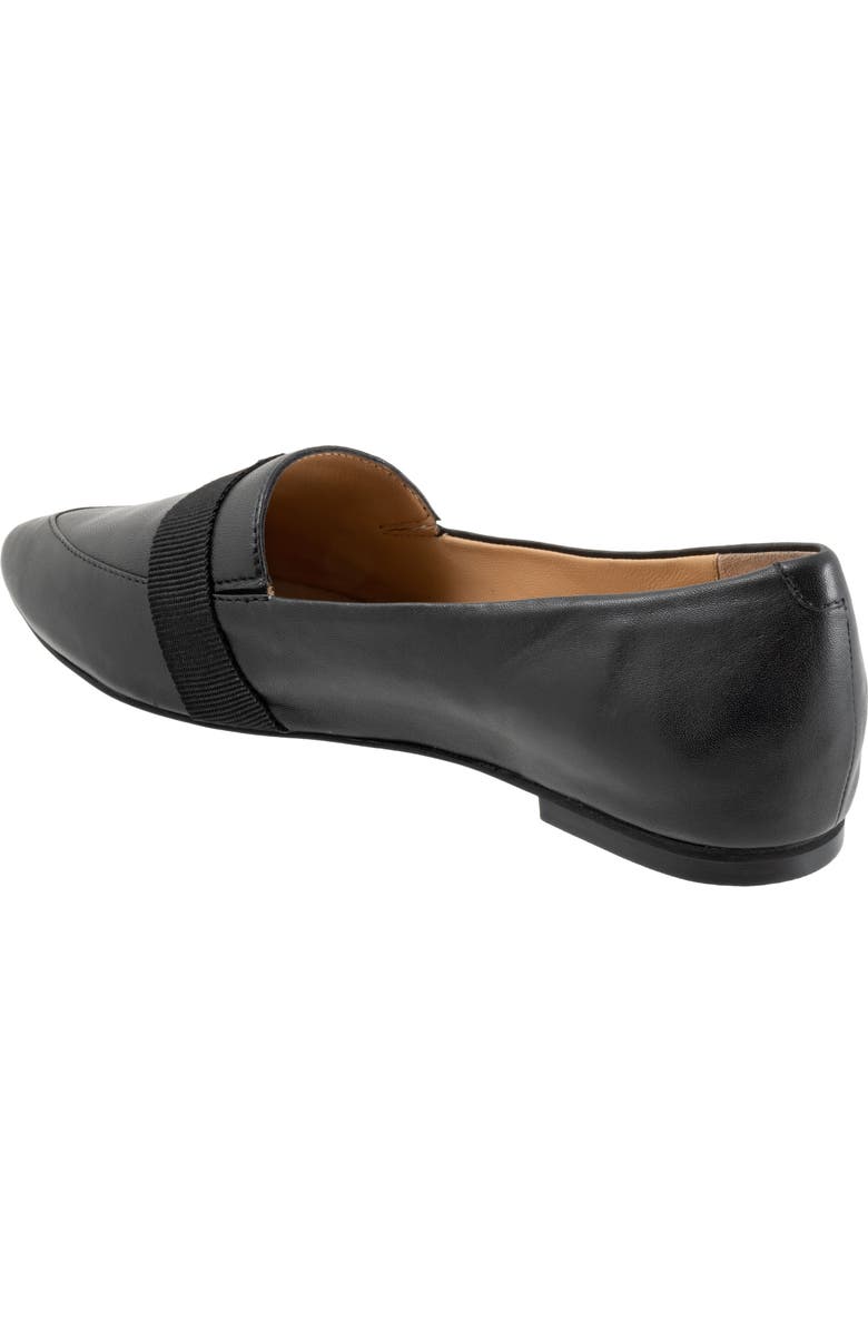 Trotters Emmett Pointed Toe Loafer Flat, Alternate, color, Black