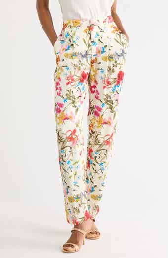 Joie Printed Pleated Pants