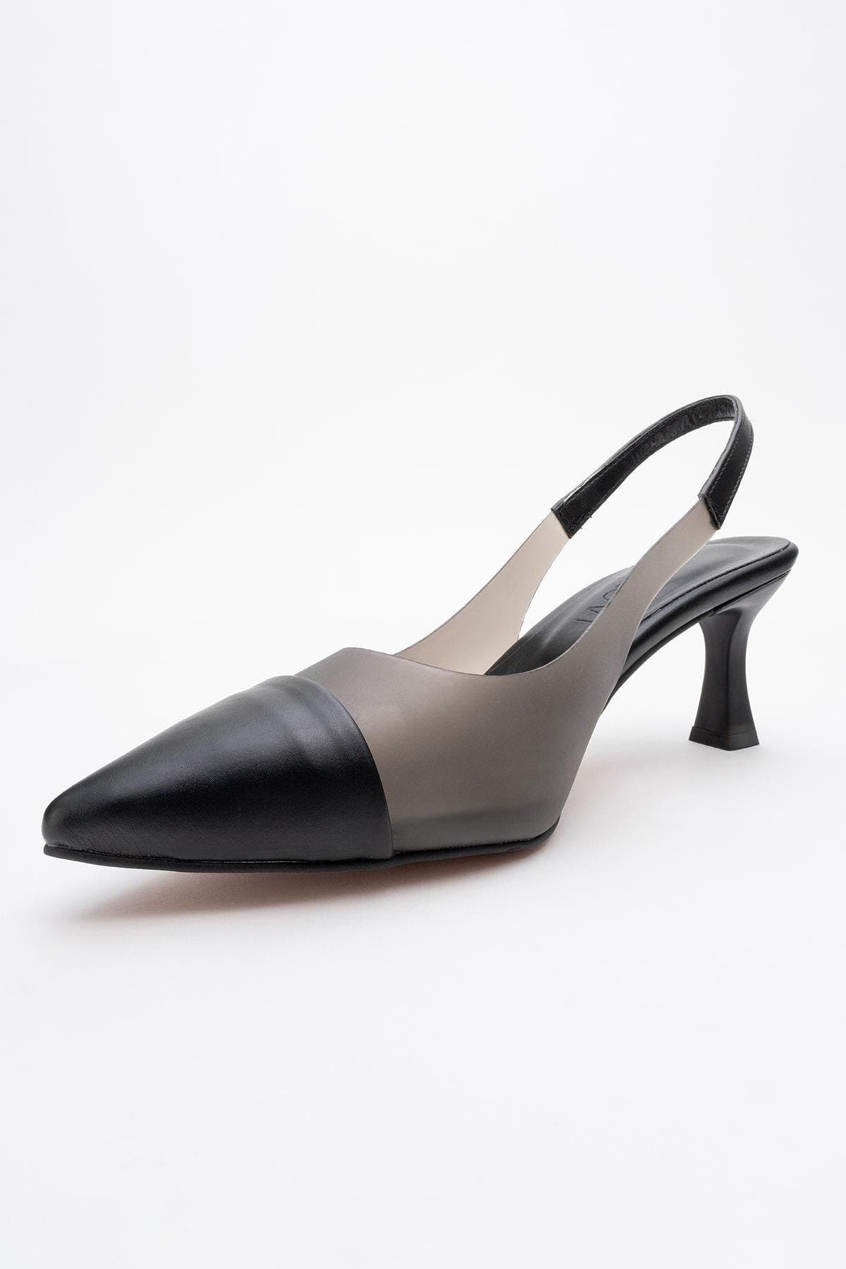 Prologue Shoes Moore Transparent Pointed Toe Pump, Alternate, color, Black