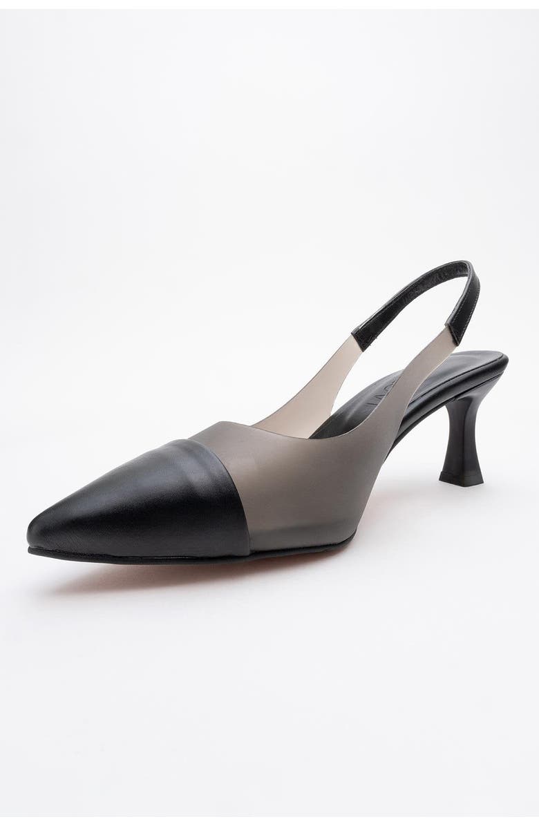 Prologue Shoes Moore Transparent Pointed Toe Pump, Alternate, color, Black
