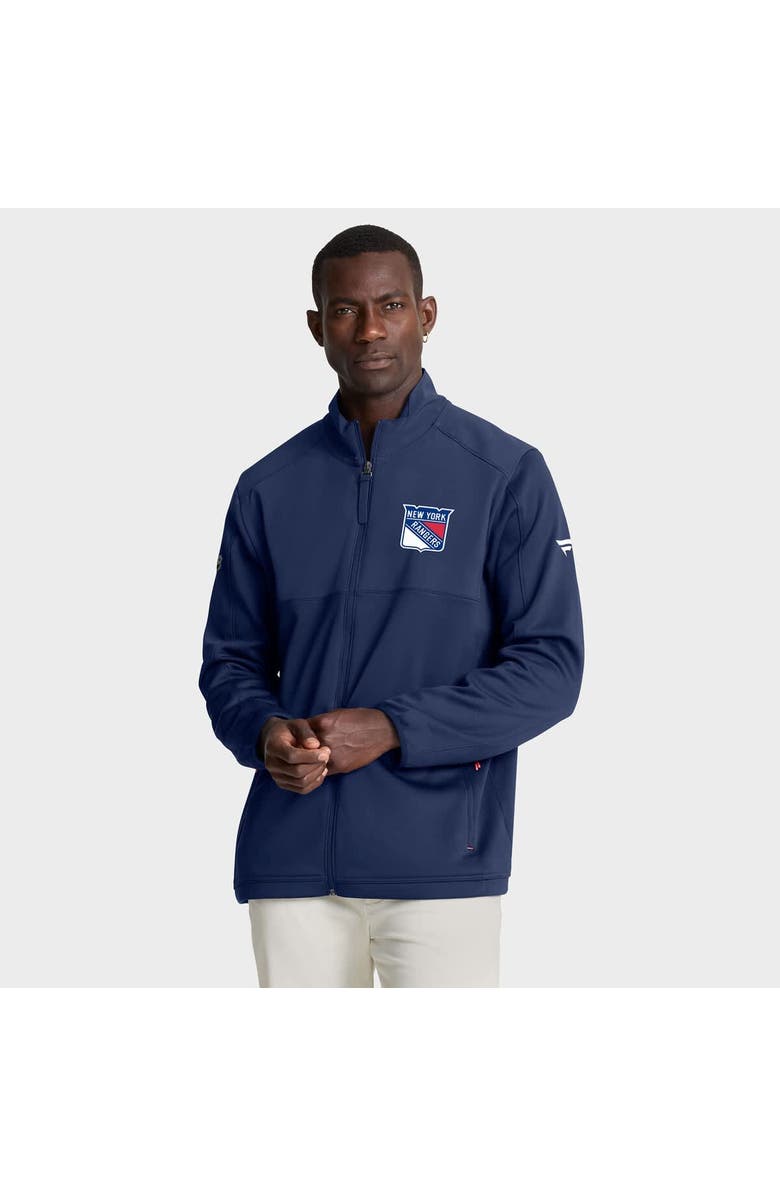FANATICS Men
s Fanatics Navy New York Rangers Authentic Pro Rink Full-Zip Jacket, Main, color, Navy