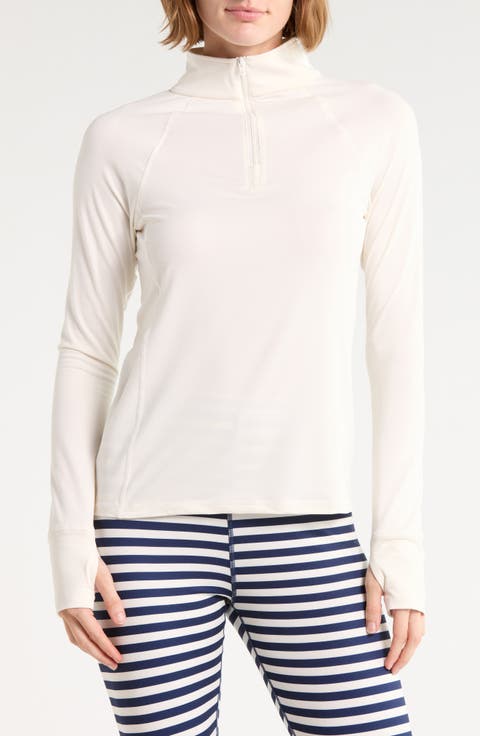 Quarter Zip Long Sleeve Thermal Top