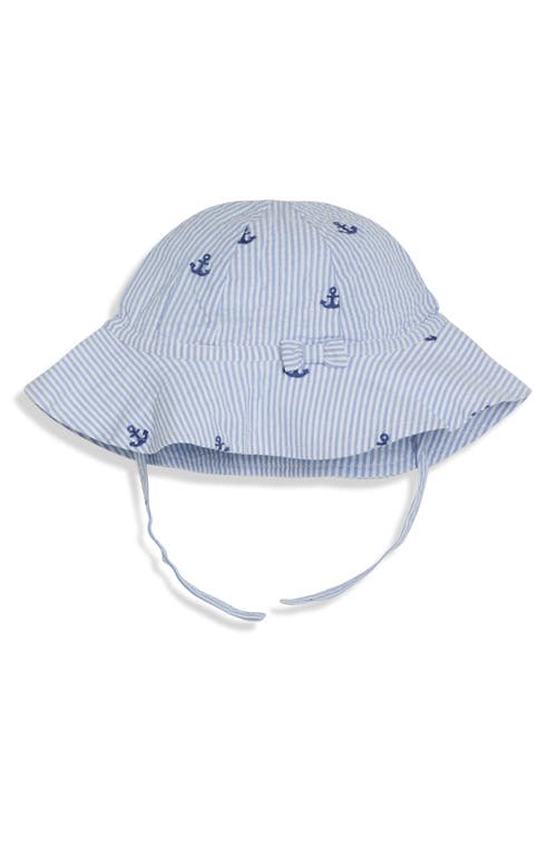 Jojo Maman Bébé Jojo Maman Bebe Nautical Embroidered Romper & Sun Hat Set