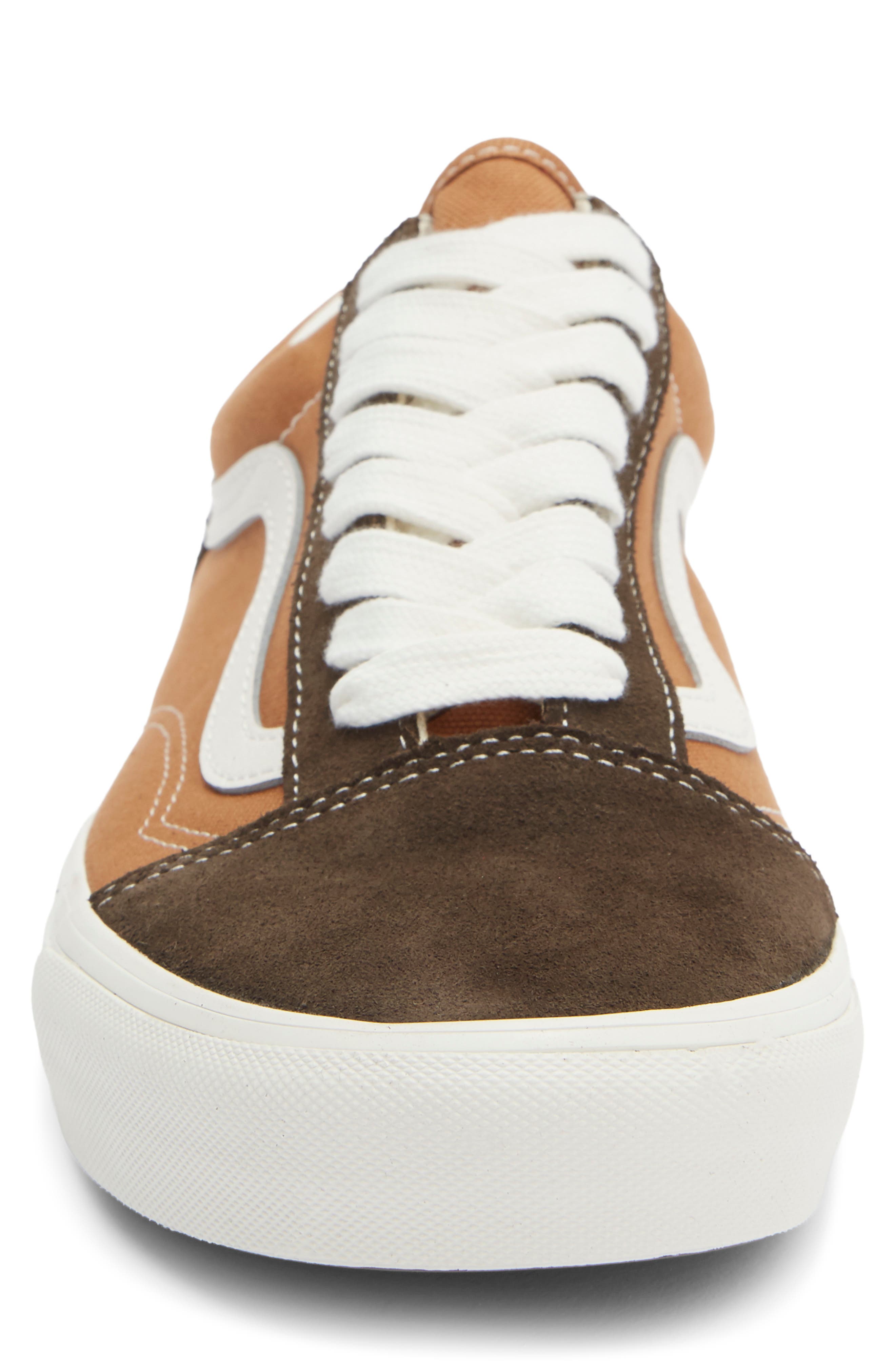 Old Skool Two-Tone Sneaker, Alternate, color, BROWN/BROWN